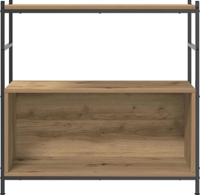 vidaXL Ράφι Βιβλίων 80 x 30 x 78,5 εκ Επεξεργασμένο Ξύλο Artisan Oak