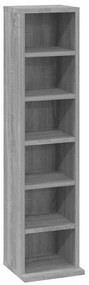 vidaXL Έπιπλο για CD Γκρι Sonoma 21x20x88 εκ. από Επεξεργασμένο Ξύλο