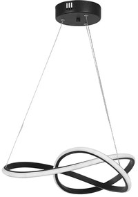 Φωτιστικό Οροφής Luciano 0189420 47x40x60cm Led 72W Black Megapap Metal