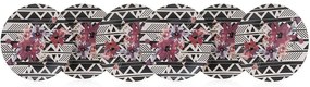Πιάτο Ρηχό (Σετ 6Τμχ) 275KRM1282 Φ25cm Multi Hermia Ceramic