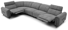 ΓΩΝΙΑΚΟΣ ΚΑΝΑΠΕΣ ΜΕ RECLINE ORACLE HM3290.01 ΓΚΡΙ ΥΦΑΣΜΑ 260x260x90(κάθισμα)x94Υεκ.