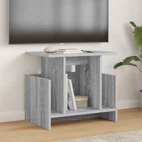 vidaXL Βάση TV 2 pcs Γκρίζο Σονομα Επεξεργασμένο Ξύλο