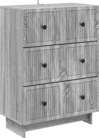 vidaXL Ντουλάπι με Συρτάρια 66 x 34,5 x 90 εκ Επεξεργασμένο Ξύλο