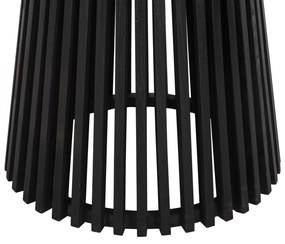 ΤΡΑΠΕΖΙ ΤΡΑΠΕΖΑΡΙΑΣ FRANTZ HM9457.12 ΜΑΣΙΦ MINDI ΞΥΛΟ ΣΕ ΜΑΥΡΟ Φ150x75Υεκ