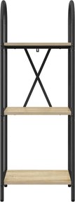 vidaXL Ράφι Βιβλίων Δρύς Sonoma 40 x 30 x 109 εκ Επεξεργασμένο ξύλο