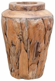 Βάζο Διακοσμητικό 40 x 60 εκ. από Μασίφ Ξύλο Teak