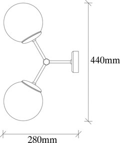 Wall Lamp Damar - 6341 Yellow
White