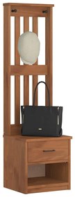 vidaXL Δέντρο χωλ "SANDNES" 45x40x159,5 εκ.Πεύκο μασίφ ξύλο