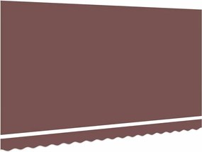 vidaXL Ύφασμα αντικατάστασης τέντας Καφέ 380 x 195 εκ. Πολυεστέρας