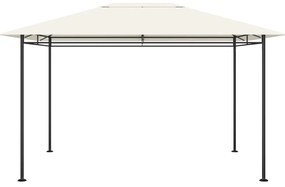 vidaXL Κιόσκι Κρεμ 384x281x270 εκ. 180 γρ./μ²