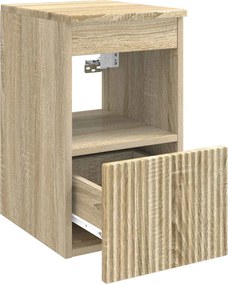vidaXL Ντουλάπι Μπάνιου Sonoma Δρυς 30 x 44,5 x 50 εκ.