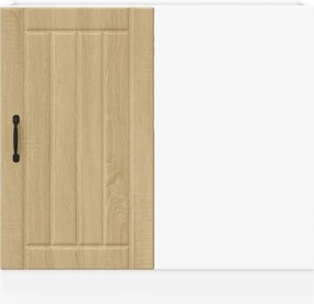 vidaXL Κάτω ντουλάπι κουζίνας "Lucca" Sonoma Oak Engineered Wood