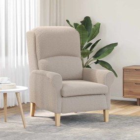 vidaXL Πολυθρόνα Ανοιχτό γκρι 76 x 94 x 102 εκ. ύφασμα