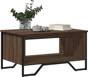 vidaXL Τραπεζάκι Σαλονιού Καφέ Δρυς 75x51x40 εκ. Επεξεργασμ. Ξύλο