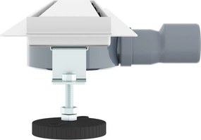 vidaXL Σιφόνι ντους 2-σε-1 με 360° σιφόνι Ασημί 80 cm