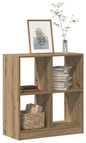 vidaXL Βιβλιοθήκη Αρτισιανή Δρυς 68,5x32x75 εκ. από Επεξεργ. Ξύλο