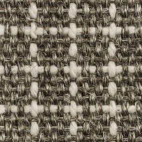 Φυσική ψάθα Tasmania 8564 - Recycled Cotton Ribbon - Dark Grey
