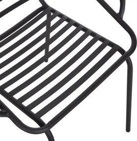 ΠΟΛΥΘΡΟΝΑ ΕΞ.ΧΩΡΟΥ FREE HM6045 ΜΕΤΑΛΛΙΚΗ ΜΑΥΡΗ 61x53x87Yεκ.