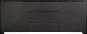 Μπουφές Kalya pakoworld σε ανθρακί απόχρωση 220x49x89.5εκ