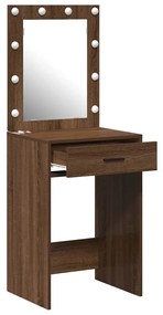 vidaXL Κομοδίνο Καφέ δρυς 50 x 41 x 135 εκ Επεξεργασμένο ξύλο