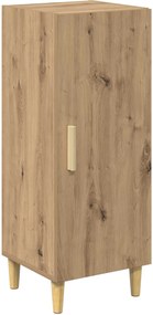 vidaXL Πλαϊνό γραφείο Επιτοίχιο Artisan Oak 34,5 x 34 x 90 εκ.