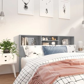 Κεφαλάρι Με Αποθηκευτικό Χώρο Γκρι Sonoma 180 x 19 x 103,5 εκ. - Γκρι