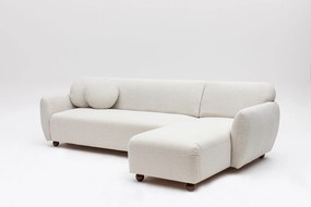 Corner Sofa Eddy Corner Right (L3-CHL) - White White