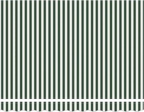 vidaXL Σκελετός Τέντας Πράσινο και Λευκό 350 x 200 cm