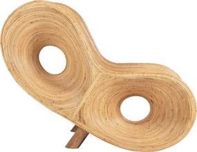 ΠΟΛΥΘΡΟΝΑ CURVY LOUNGE HM9645.01 ΑΠΟ RATTAN ΣΕ ΦΥΣΙΚΗ ΑΠΟΧΡΩΣΗ 63x128x97Y εκ.