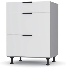 Craft Κάτω Ντουλάπι Συρταριέρα Λευκό 60x48x82cm - GR-LD1+260CRAFAL