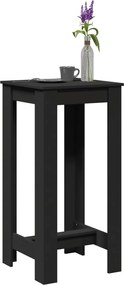 vidaXL Τραπέζι Μπαρ Μαύρο 51x50x103,5 εκ. Επεξ. Ξύλο