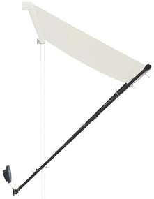 vidaXL Τέντα Συρόμενη με LED Κρεμ 300 x 150 εκ.