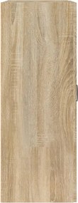 vidaXL Ντουλάπι Τοίχου Κρεμαστό Sonoma Δρυς 69,5 x 32,5 x 90 εκ.
