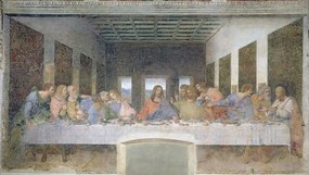 Leonardo da Vinci - Αναπαραγωγή The Last Supper, 1495-97 (fresco), (40 x 22.5 cm)