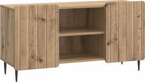 vidaXL Ντουλάπι TV 102 x 34,5 x 52 εκ Artisan Δρυς Επεξεργασμένο Ξύλο