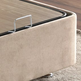 Single Bed Base Ela Single - Light Brown (90 x 190) Light Brown