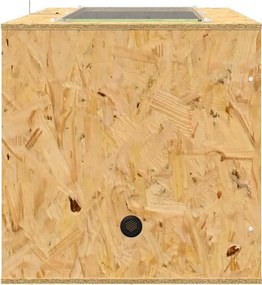 vidaXL Terrarium Καφέ 100 x 50 x 50 cm OSB