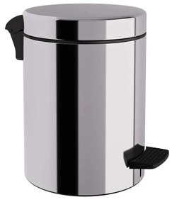 Κάδος Απορριμμάτων Μπάνιου (Φ20x28) Pam &amp; Co 5lt 05-136-001 Inox