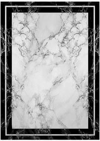 Χαλάκι Κουζίνας Hmnt404 102HFT4678 White-Grey-Black Conceptum Hypnose 50X80 Πολυέστερ