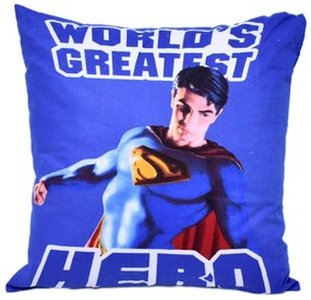 Διακοσμητικό Μαξιλάρι Παιδικό Superman 02 Kentia 45X45 45x45cm Πολυέστερ