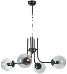 Φωτιστικό Οροφής Nevada 846STL5177 Φ65x70cm 4xE27 40W Black Opviq