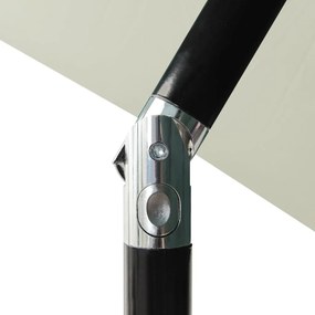 Ομπρέλα 3 Επιπέδων Χρώμα της Άμμου 2 μ. με Ιστό Αλουμινίου - Μπεζ