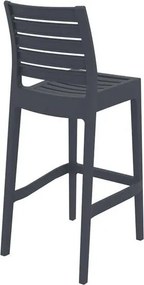 ARES ΣΚΑΜΠΟ ΜΠΑΡ75εκ. DARK GREY ΠΟΛ/ΝΙΟΥ