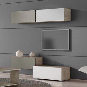 Intrahome Σύνθεση σαλονιού "SMART 6B" σε χρώμα σταχτί-λευκό Intrahomesa-00652659