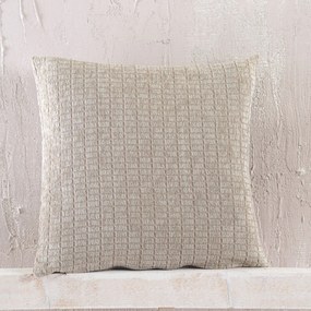 Διακοσμητική Μαξιλαροθήκη (40x40) Rythmos Corvet Μπεζ
