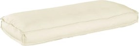vidaXL Σετ μαξιλαριών Ύφασμα Όξφορντ Κρεμ 120 x 50 x 52 εκ.