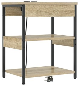 vidaXL Κομοδίνο Sonoma Δρυς 41 x 31 x 51 εκ. Επεξεργασμένο ξύλο