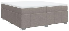 ΚΡΕΒΑΤΙ BOXSPRING ΜΕ ΣΤΡΩΜΑ TAUPE 200X200 ΕΚ. ΥΦΑΣΜΑΤΙΝΟ 3285502