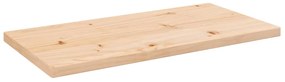 vidaXL Επιφάνεια Τραπεζιού Ορθογ. 80x40x2,5 εκ. από Μασίφ Ξύλο Πεύκου