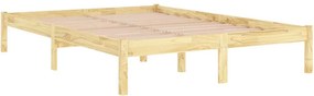 vidaXL Πλαίσιο Κρεβατιού 120 x 190 εκ. από Μασίφ Ξύλο Small Double
